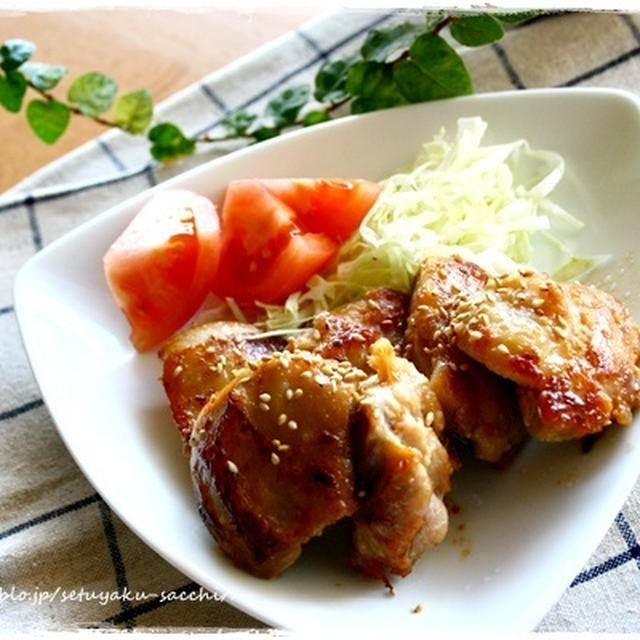 鶏肉の優しい甘みの味噌生姜焼きと、自転車の前カゴに入っていたものは・・Σ(ﾟдﾟlll)ｶﾞｰﾝ