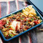 食べ盛りの男子２品弁当「お好み焼き味の巣ごもり丼」「明太じゃがバター」