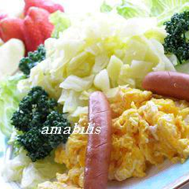 珍しく洋風の定食