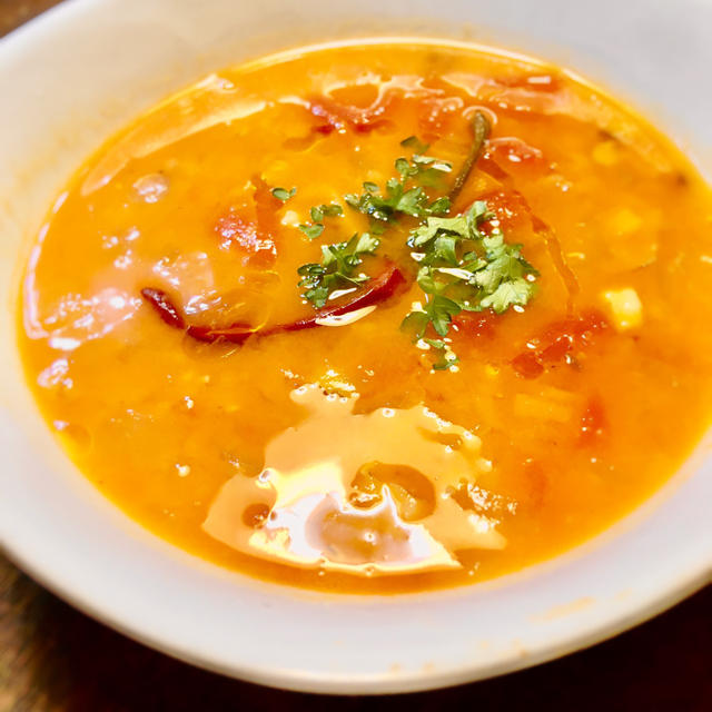 かんたんレシピ／クミン風味なレンズ豆のスープ
