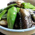 「茄子とピーマンの煮たもの」