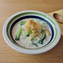 キッコーマン飲料さまHPにて『小松菜と油揚げの豆乳粥』が公開中です！