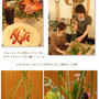 ■イケメン先生のお花教室■私でも素敵に生けられたよ(*´∀｀*)