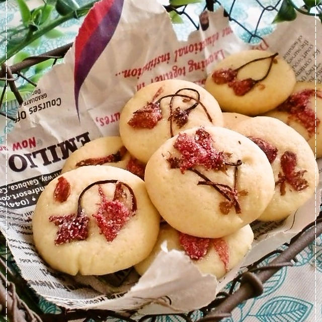 春を感じる♡桜チーズミルククッキー