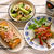 エスニック風！豆アジの南蛮漬け / 豆腐ステーキ酢玉ねぎのせ