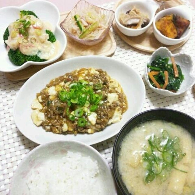 ＊晩ごはん＊～麻婆豆富～