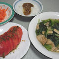 野菜の煮物の晩ご飯