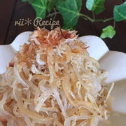 糸こんにゃくとちりめんじゃこのダイエットパスタ