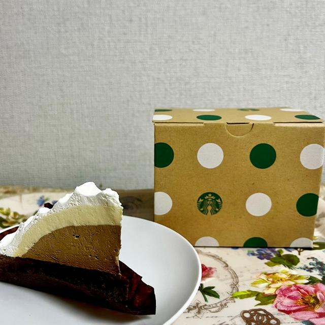 【新作】スターバックス ほうじ茶＆キャラメルのムースケーキ