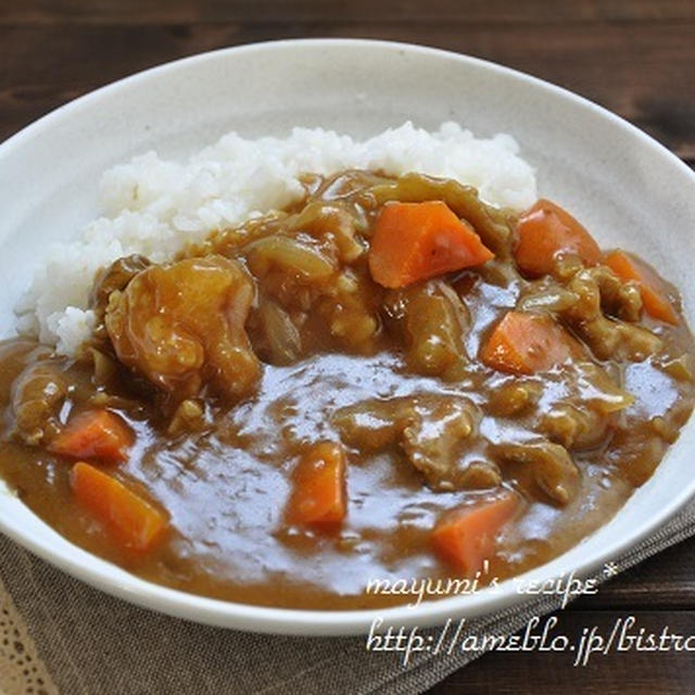 １週間節約献立～食費お助け！すじ肉カレー～