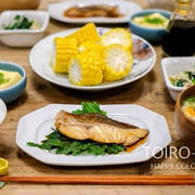 今日は和食！鯛の煮付け定食