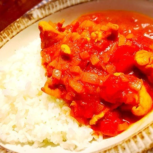 トマトチキンカレー