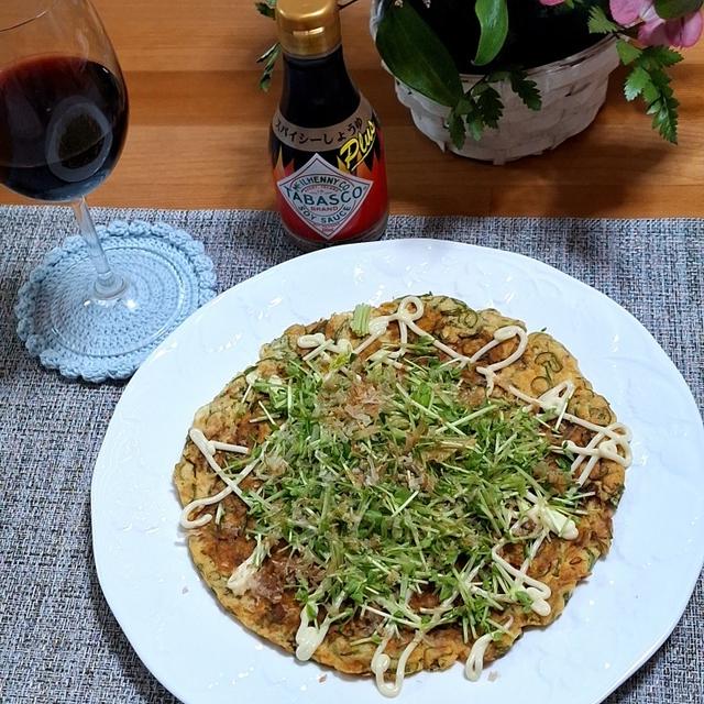 ヘルシー？！お豆腐のスパイシーねぎ焼き&えのきの唐揚げ
