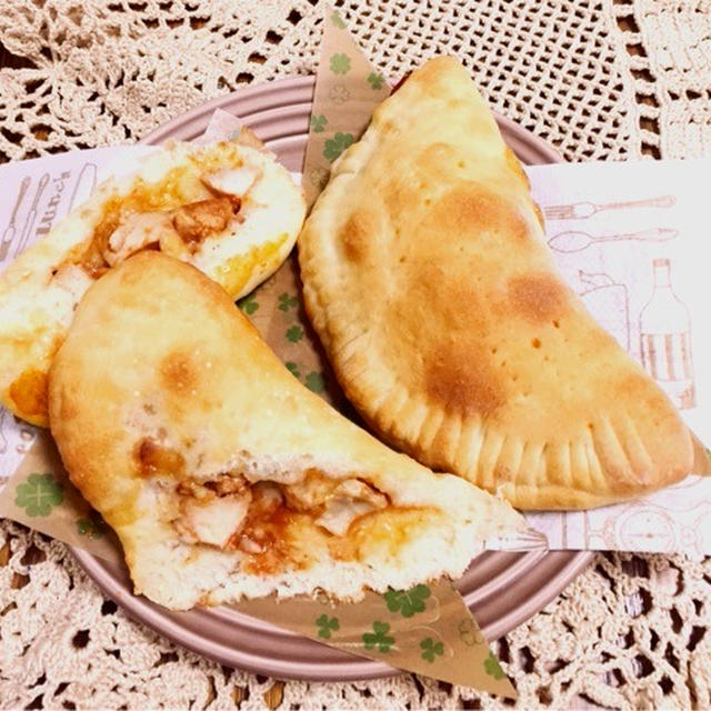 一次発酵のみ！包み焼きピザパン