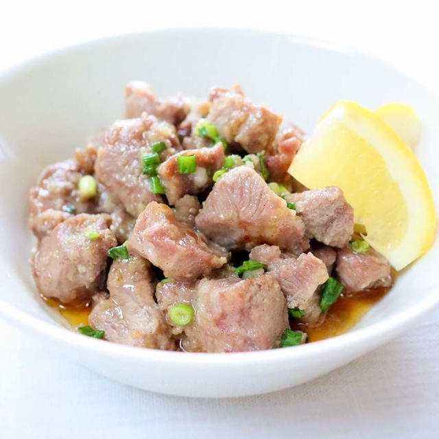 美味しくて止まらない…止まらない【豚カシラのネギ塩炒め】