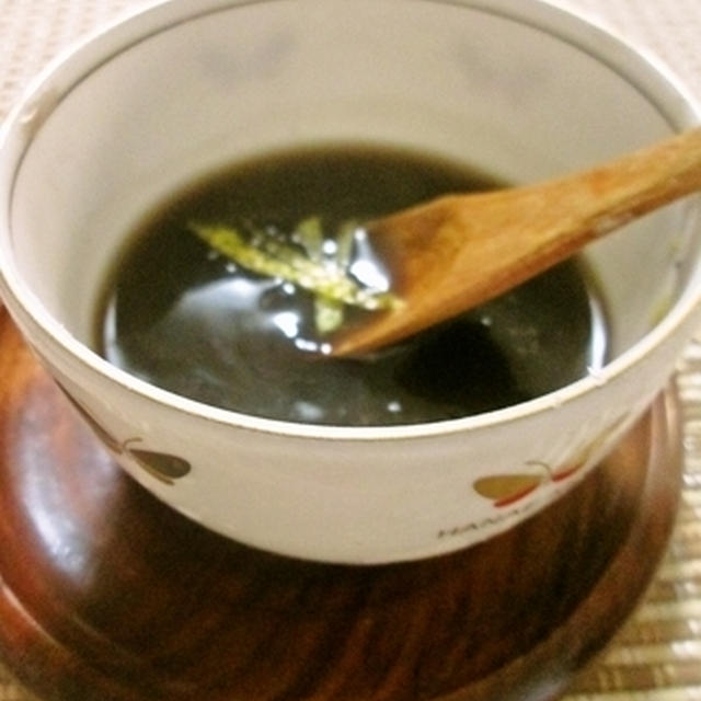 黒豆の煮汁で♡かたくり