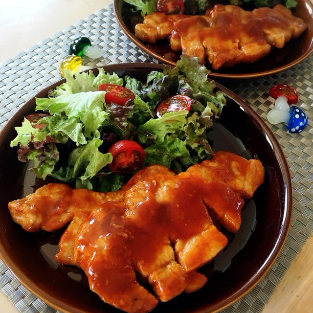 【地震】/1枚肉に息子のテンション⤴︎⤴︎【グローブトンテキ】