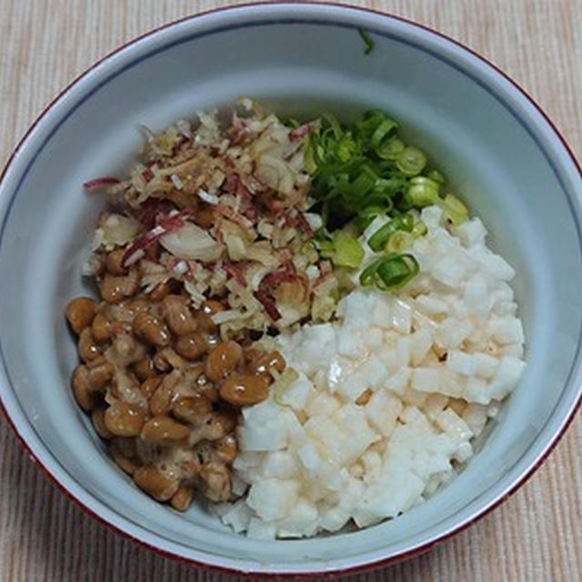 長芋と納豆と香味野菜の小鉢