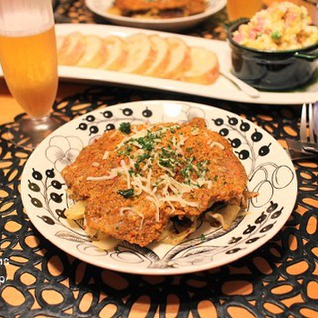 ストウブで『スパイシーポークの蒸し焼き』の夜ごはん。