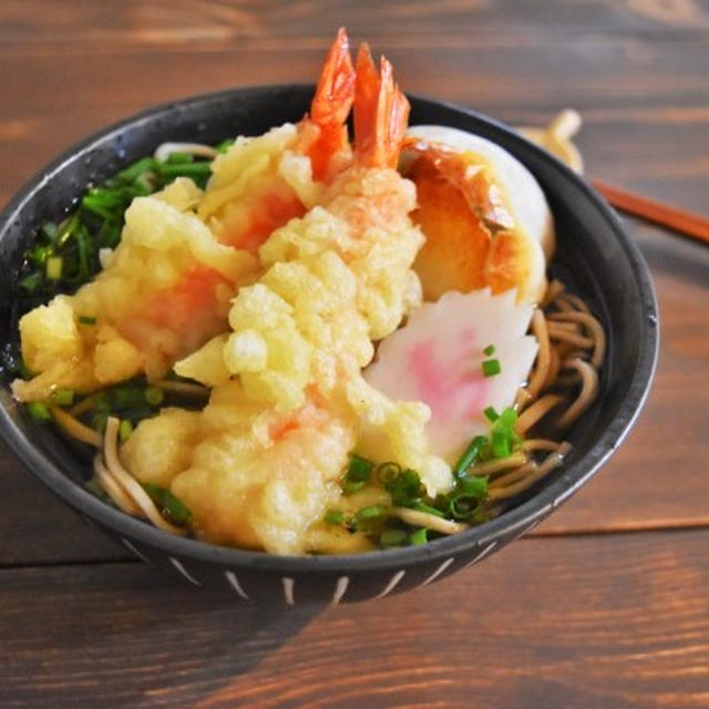 我が家の年越しそばとお店みたいなえび天にするコツ♪ご挨拶