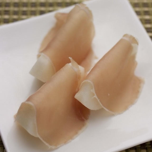 梨の生ハム巻き