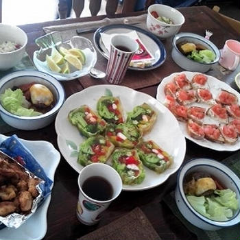 ママ友とおうちランチ♪