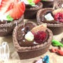 バレンタイン♡簡単♡友チョコに！ミニチョコタルト♡