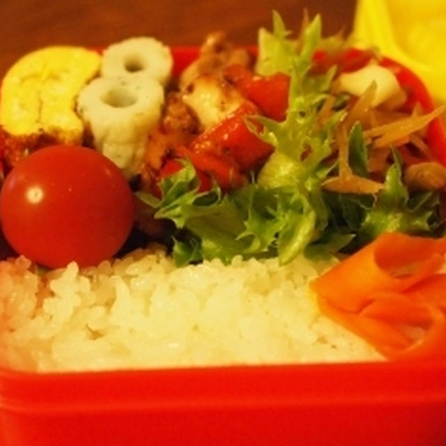 金平さんとトリ山椒のお弁当