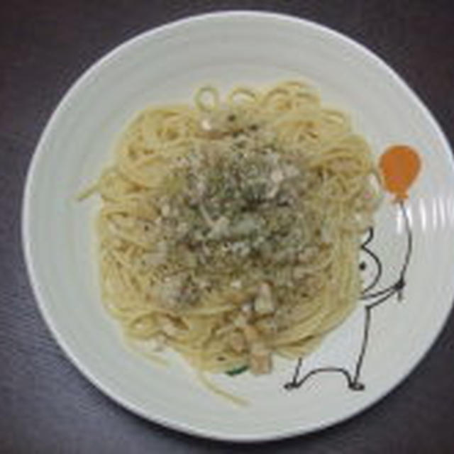 ナッツときのこのパスタ