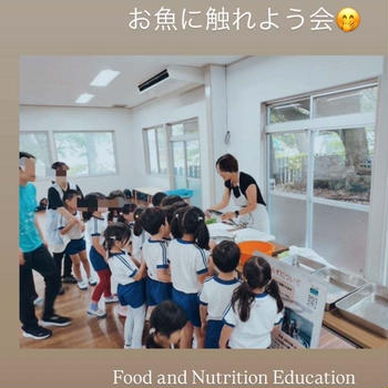 魚食普及・食育活動♡幼稚園