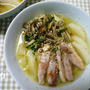 温麺とトマトクリームグラコロ**