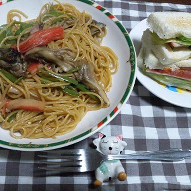 舞茸パスタ～♪