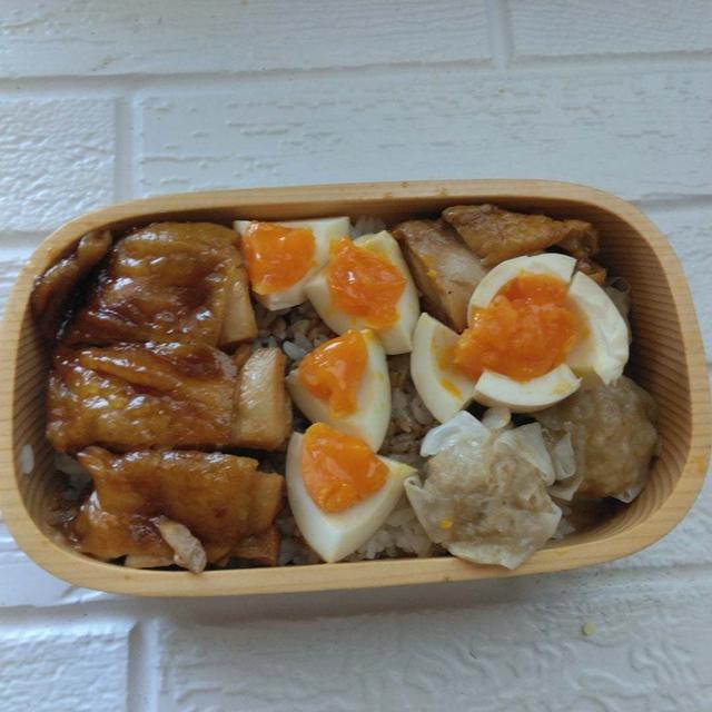 鶏の照り焼き丼弁当〖のっけ弁当〗#私のごはん