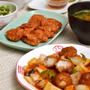 （仮）手作りさつま揚げ。餅料理いろいろ、の晩ご飯。