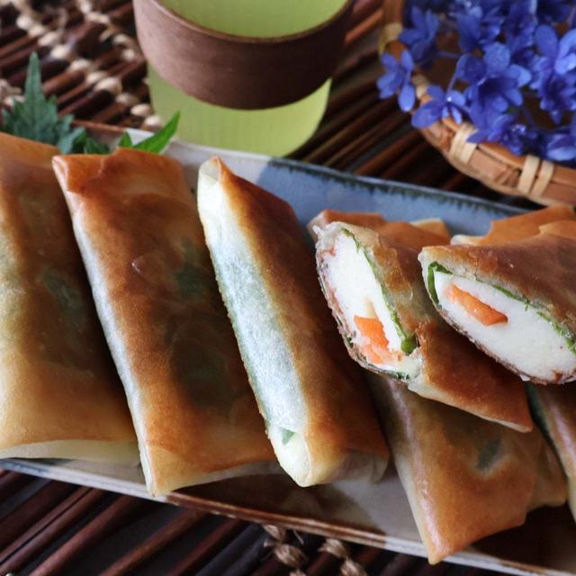 【さつま揚げ♡アレンジ春巻き】ちょっと息抜き。みんなお疲れ