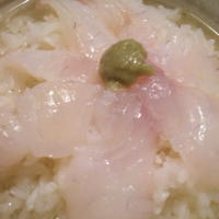 塩締め鯛のだし茶漬け