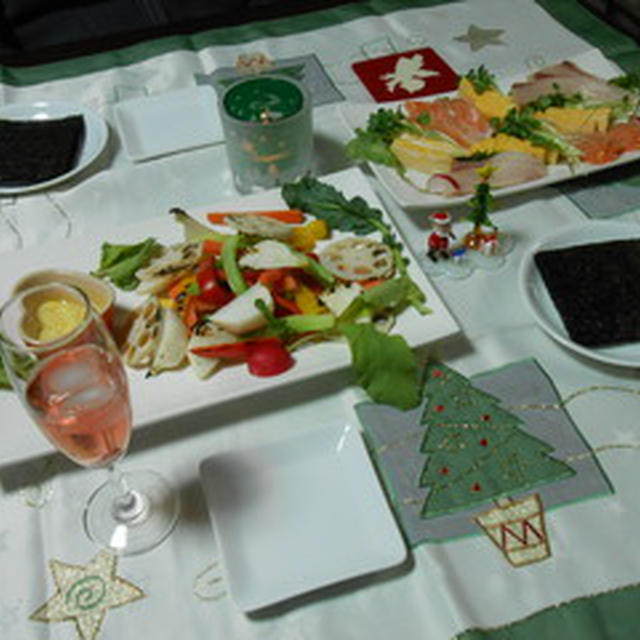 グリル野菜のバーニャカウダと手巻き寿司でメリークリスマス By Watakoさん レシピブログ 料理ブログのレシピ満載