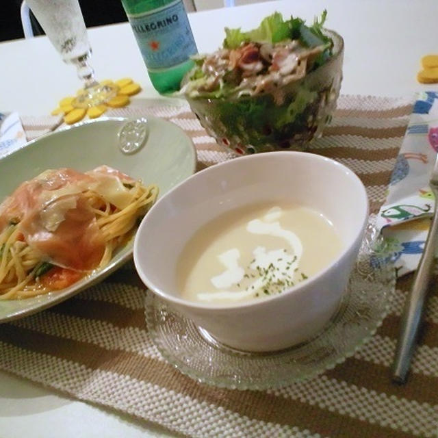 フレッシュトマトと大葉のパスタとか