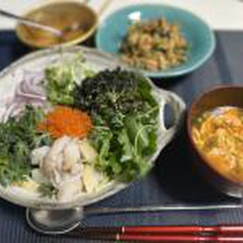 つぶ貝のビビンバ