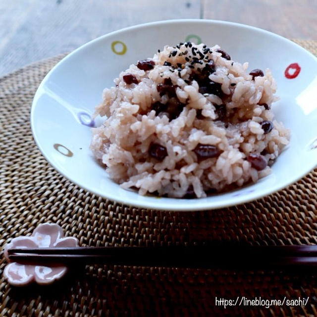 切り餅で作る！お赤飯♡【#簡単レシピ#お赤飯#切り餅】