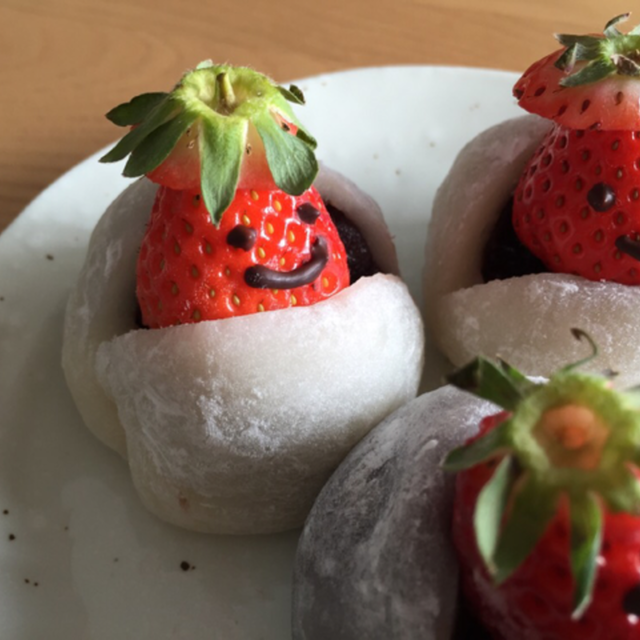 いちごのっけキャラ大福♪