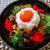 スタミナにんにく牛丼ＴＫＧ♪ＴＫＧ＝卵がけご飯です！