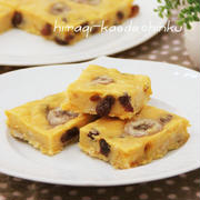 もちもちヘルシー♪豆腐入りレーズンバナナケーキ（卵・砂糖・バター不使用）