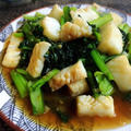 小松菜とイカの炒め物