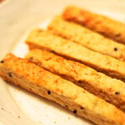 おつまみにピッタリ！酒粕スティッククッキー
