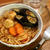 トマトソースのショートパスタ／staub