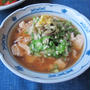 凍った豆腐で夏らしい餡かけ
