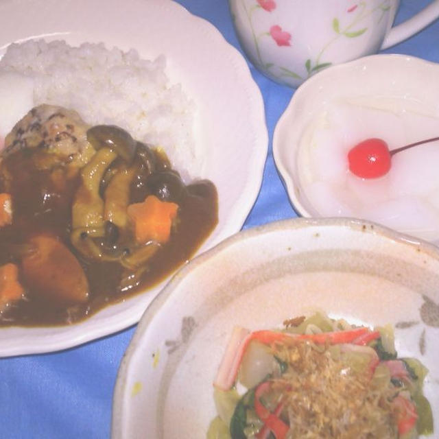 ロールキャベツ　から　カレーライスに変身!