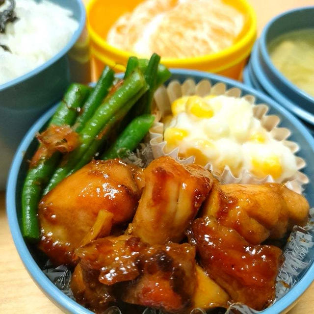 中学男子弁当★35日目