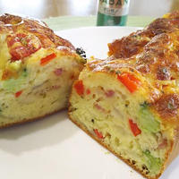 イタリアカラーのケークサレ!(^^)!